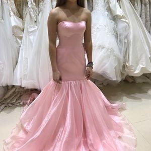 SHERRI HILL DRESS size 00 altered to fit size 0